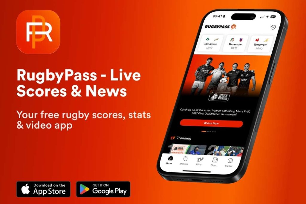 Aplicativo RugbyPass