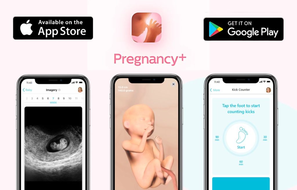 Aplicativo Pregnancy+