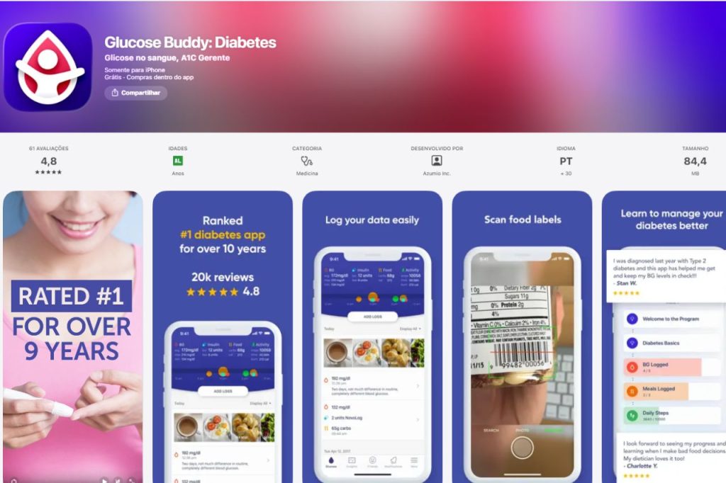 Como usar o aplicativo Glucose Buddy para monitorar sua glicose 4 primeiros passos no uso diario