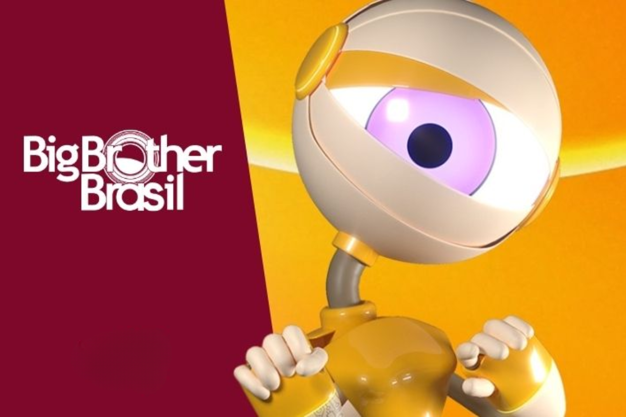 Personagem oficial do Big Brother Brasil representando o BBB2026, ilustrando a experiência de assistir ao reality show ao vivo com cobertura completa 24 horas.
