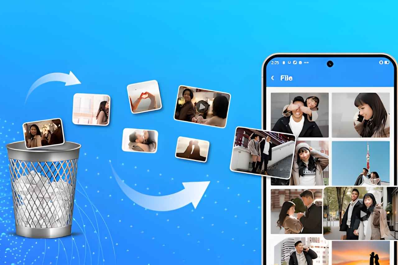 verifique a lixeira e pastas de