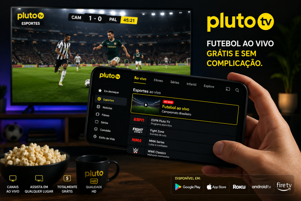 Aplicativo Pluto TV