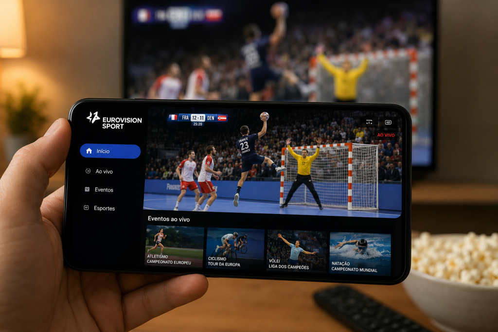 Viva a emoção dos esportes internacionais ao vivo com o Eurovision Sport.
